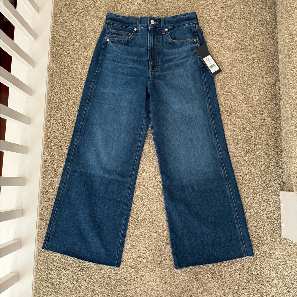 NWT Veronica Beard Taylor Wide Leg Jean Size 27 - Picture 2 of 4